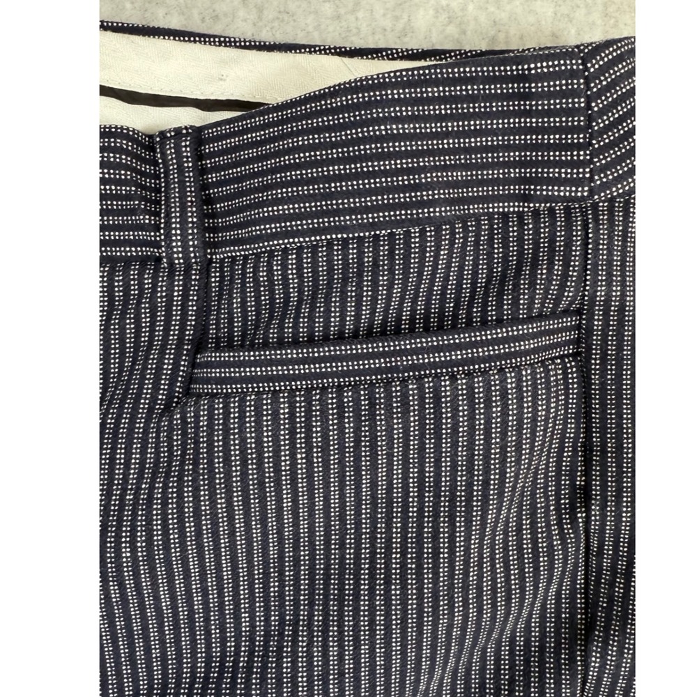 Banana Republic Sloan Petite Striped Ankle Pants Career Casual S8 - Picture 8 of 13